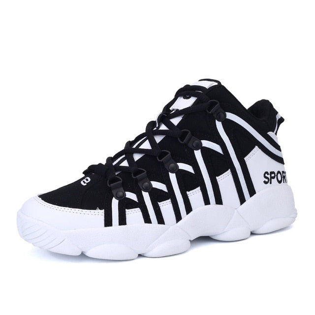 New Brand Basketball Shoes Men Women High-top Sports Cushioning Hombre Athletic Men Shoes Comfortable Black Sneakers zapatillas - LiveTrendsX