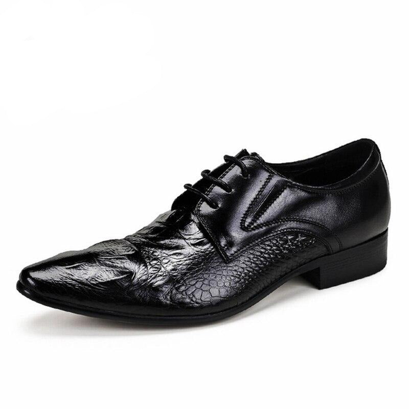 mens formal shoes genuine leather oxford