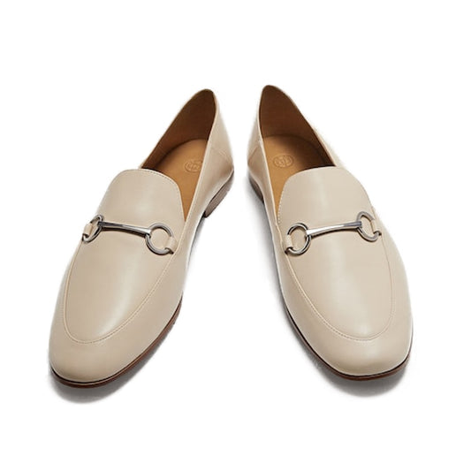 Withered 2020shoes women england style office lady simple solid genuine leather Sheepskin soft Lok shoes loafers shoes for women - LiveTrendsX