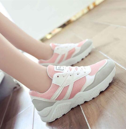 Fashion women Shoes Lace-Up Sports Shoes Breathable Casual Shoes Student Running Shoes Summer woman platform sandals - LiveTrendsX