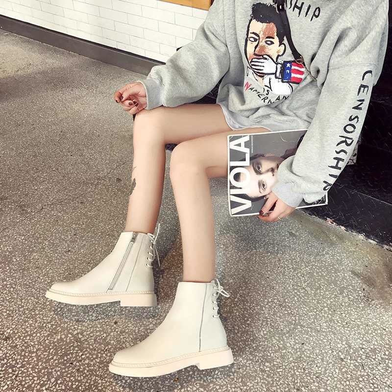 style winter boots women  fashion soft genuine leather women boots after individual character bind band adornment - LiveTrendsX