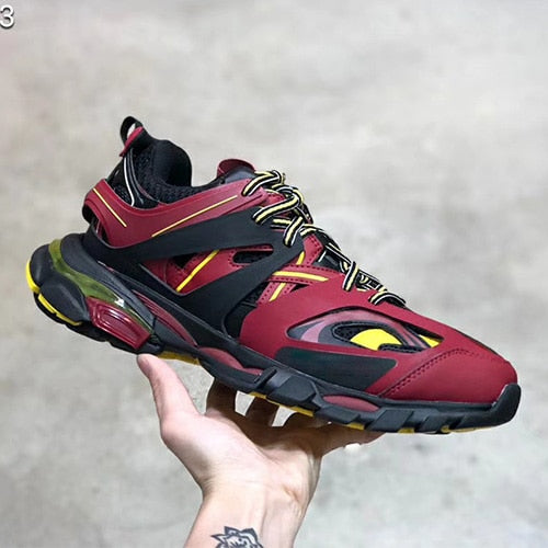 new top quality Track nylon and mesh trainers leather shoes for real bottom women's trainers shoes - LiveTrendsX