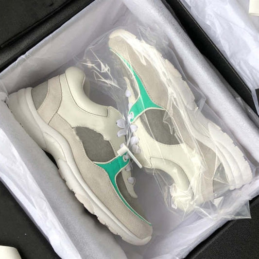 Plus Size 34-41 Women's Shoes Fashion Causal Sneaker Shoes Genuine Leather Flat Shoes Multi color Lace-up Shoes - LiveTrendsX