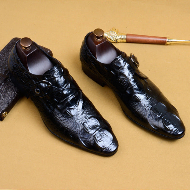 Mens Formal Shoes Genuine Leather Oxford Shoes For Men