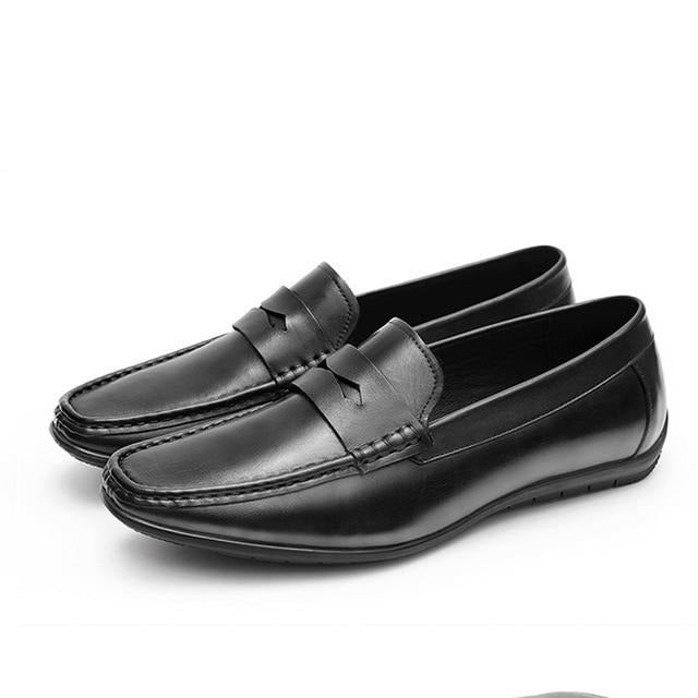 Men Leather Casual Shoes Sneakers loafer