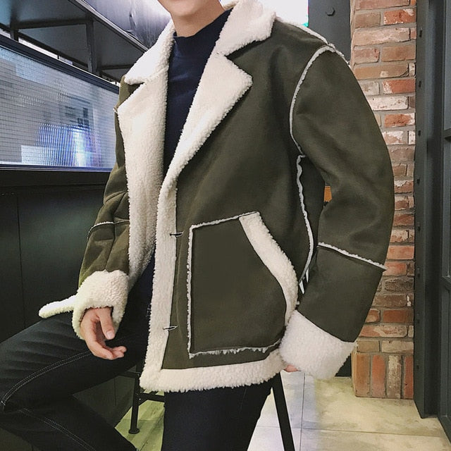 Autumn Winter Warm Parka Coats For Men Korean Man Casual Lambswool Jackets 2020 Harajuku Male Plus Size Parkas 5XL - LiveTrendsX