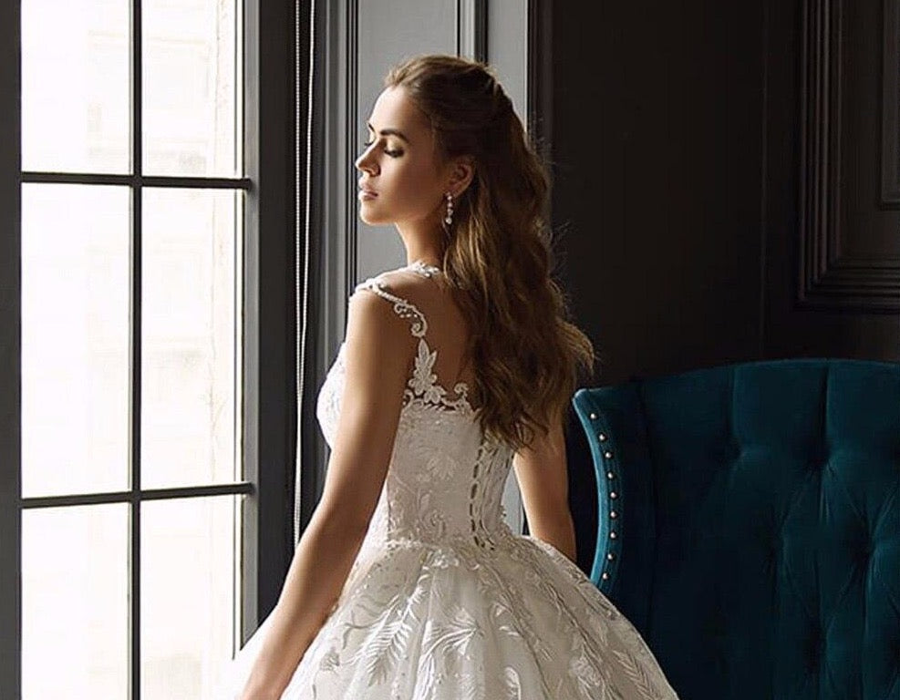 Princess Wedding Dresses A-line 2020 Vestidos De Novia Renda Floor Length Pearls Lace Wedding Gowns Plus Size Suknia Slubna - LiveTrendsX