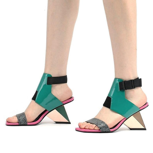 2021 New Brand Women Sandals Genuine Leather - LiveTrendsX
