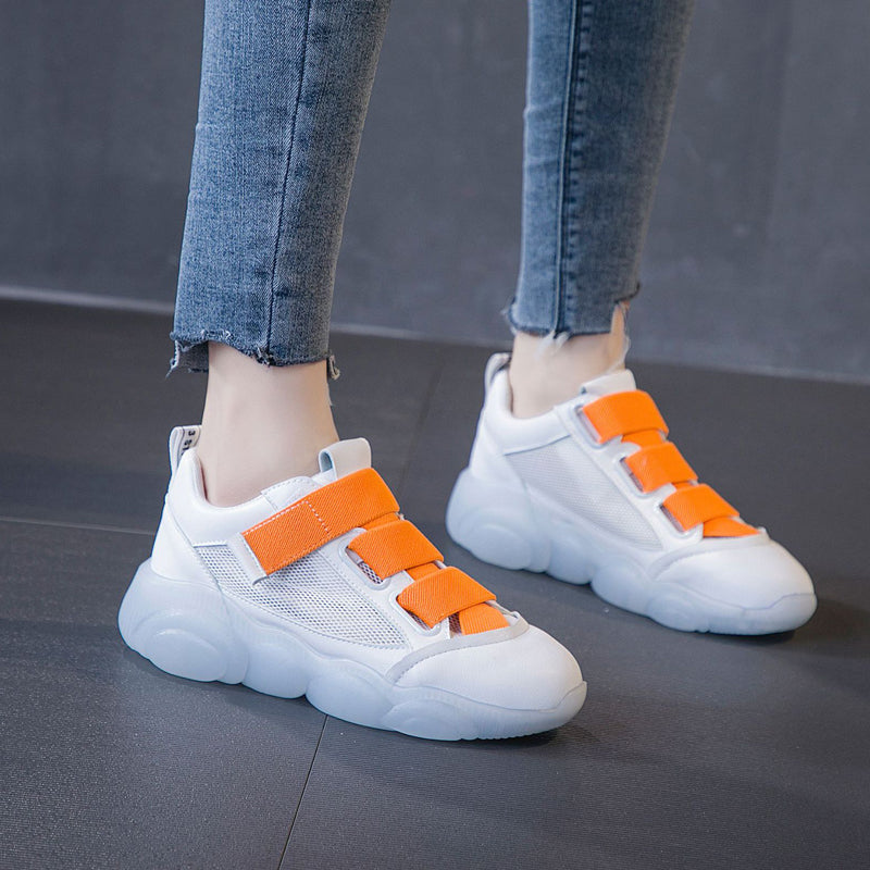 High Quality Holiday Vacation Woman Canvas Sport Shoes Lace Up Shallow Fashion Woman Flat Shoes Platform Female Shoes - LiveTrendsX