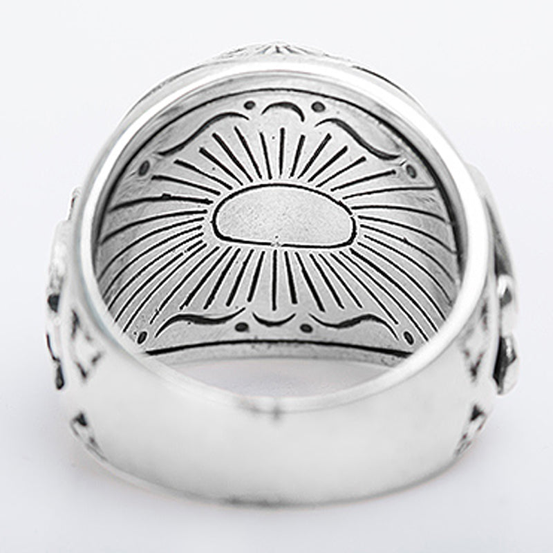 925 ハンドメイド シルバー サファイア トパーズ リング