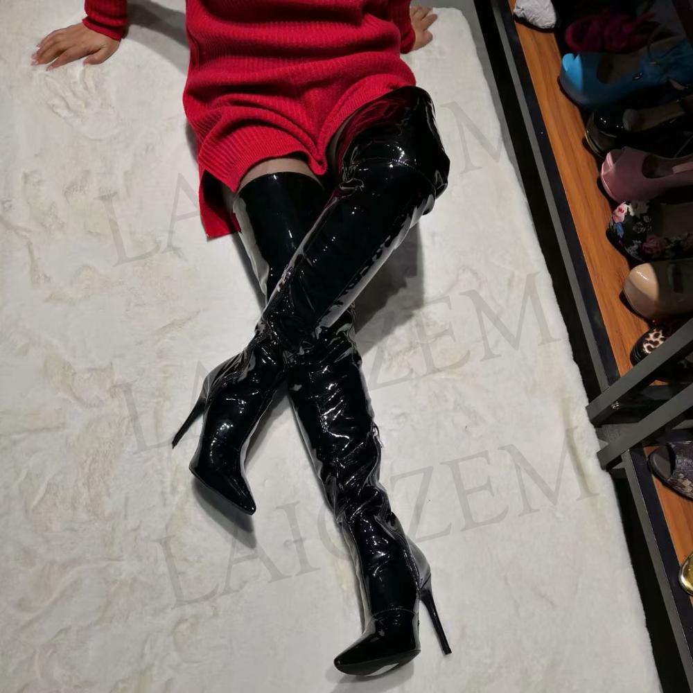 レディース オーバーニーブーツ