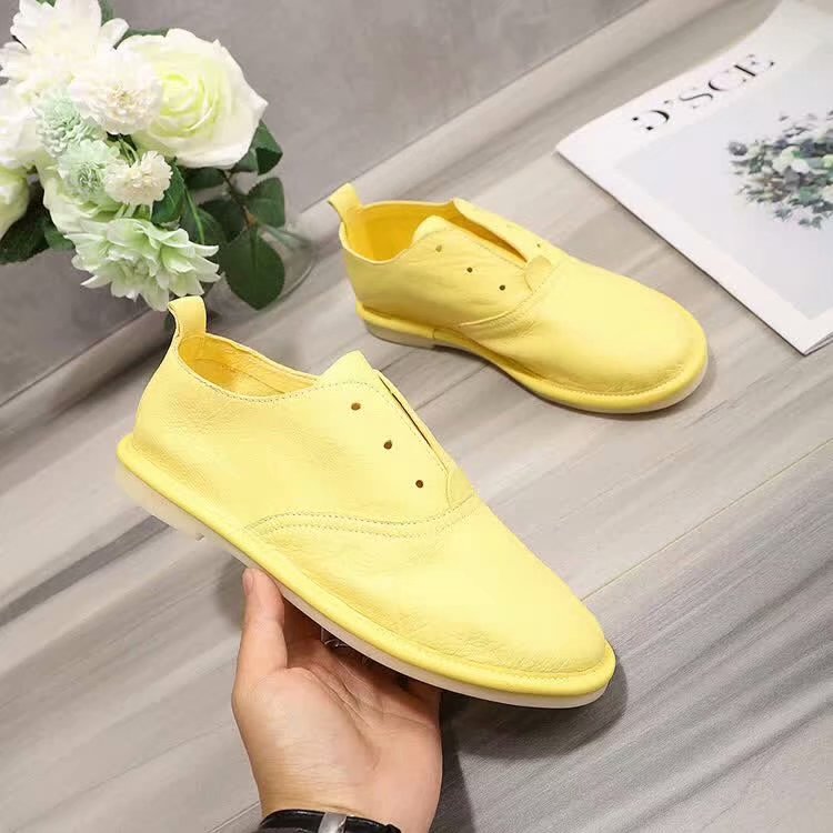 Customized White Shoes Big Sizes 2020 Spring New Fashion Women Sneakers Genuine Leather Trainers White Shoes Men's Sneakers - LiveTrendsX