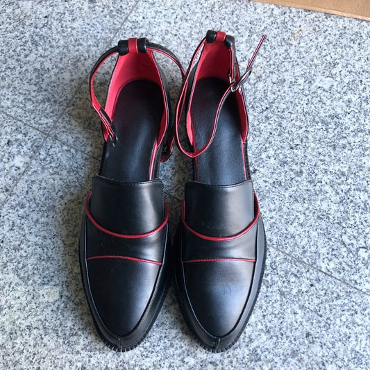 Women Sandals Summer Shoes  New Ankle Strap Ladies Shoes Black/white Casual Shoes Plus Size 34-43 Chaussure Femme - LiveTrendsX