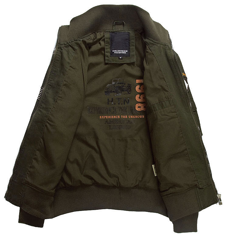 Men's Cotton Collar military Jackets Plus size