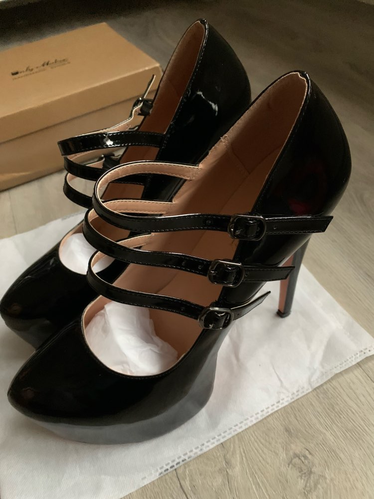 Sexy Mary Jane Stilettos Platform High Heel Pumps Party Shoes