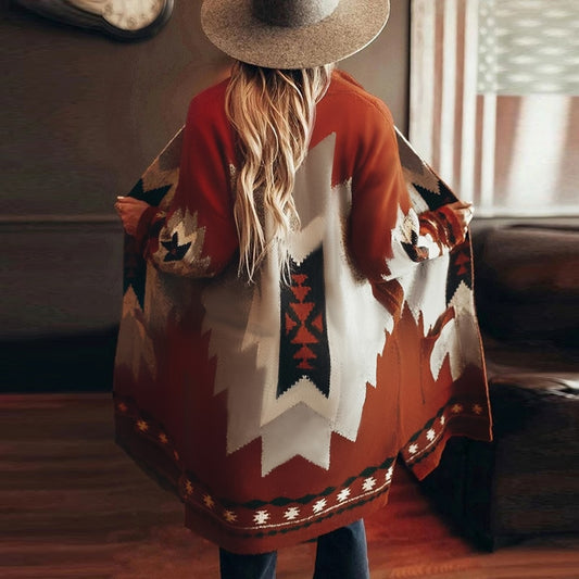 Women Coat Vintage Boho Casual