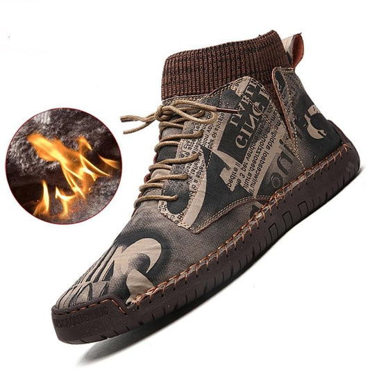 新しい冬用メンズブーツアウトドア