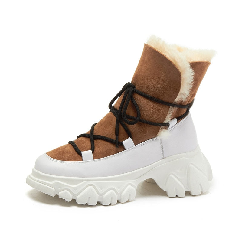 women winter keep warm snow boots