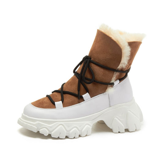 women winter keep warm snow boots