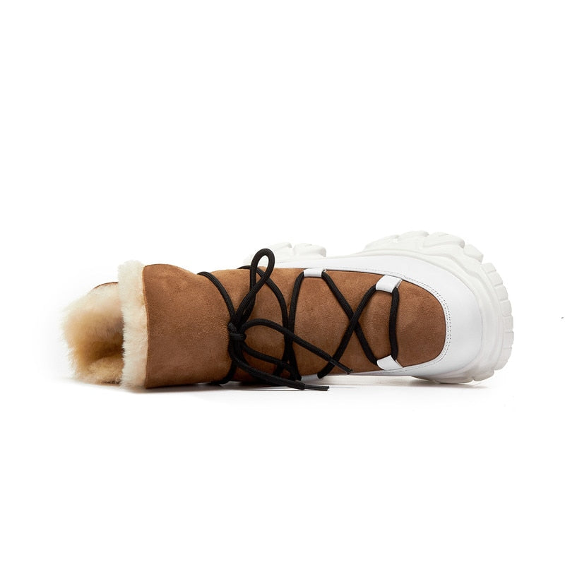 women winter keep warm snow boots