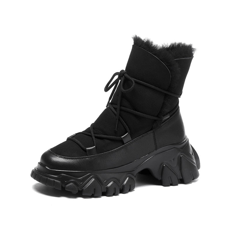 women winter keep warm snow boots