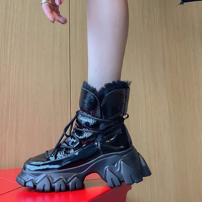 women winter keep warm snow boots