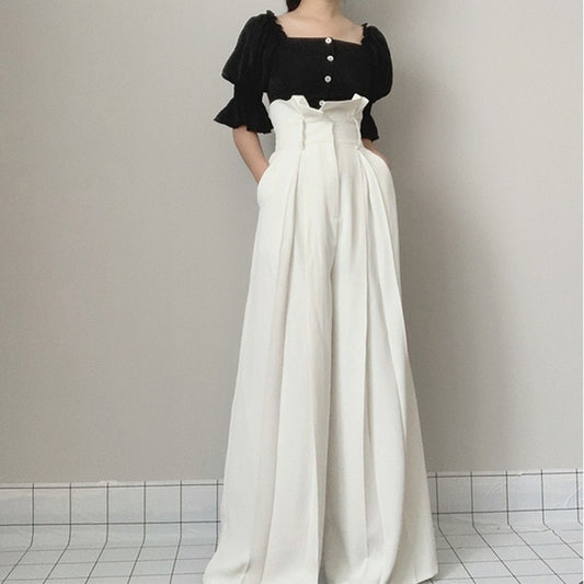 Full Length Trousers High Waist