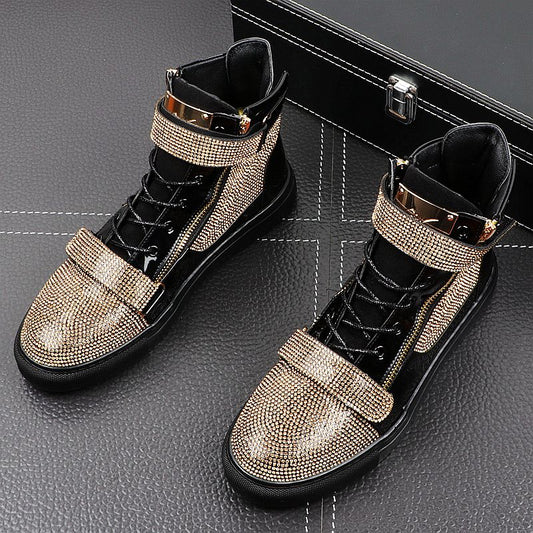 Casual high top shoes Flats Male