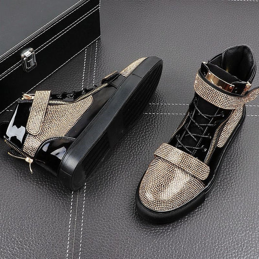 Casual high top shoes Flats Male