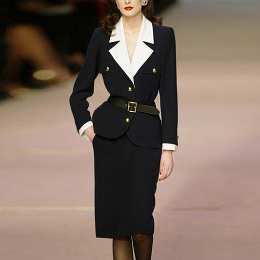 ハーフスカート エレガント シック レディース セット