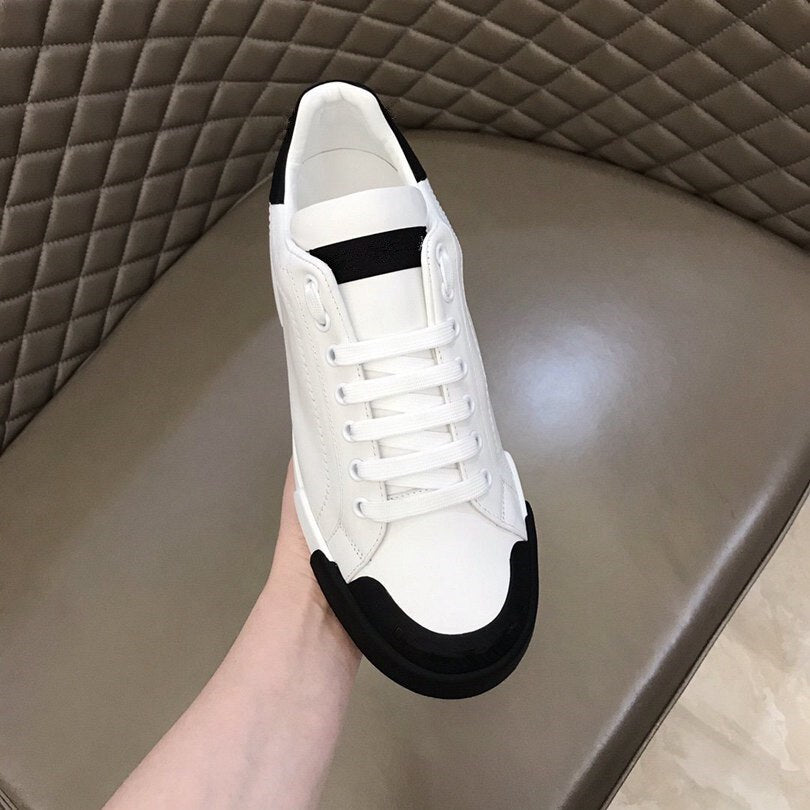 Men Sneakers Genuine Leather Mixed Color