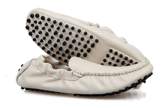 Breathable Real Leather Casual SLIP-ON Business Shoes Men Loafers