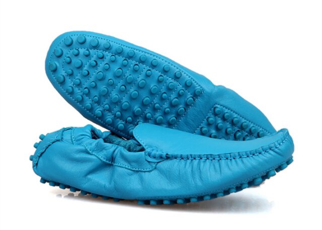 Breathable Real Leather Casual SLIP-ON Business Shoes Men Loafers