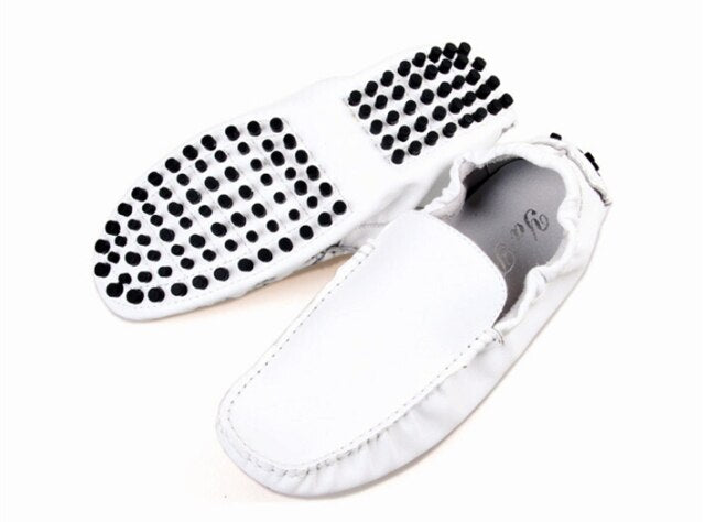 Breathable Real Leather Casual SLIP-ON Business Shoes Men Loafers