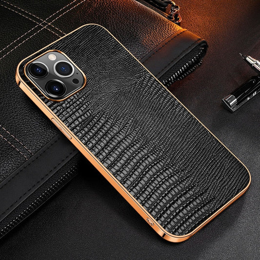 Genuine Leather Case For iPhone 12 Pro MAX 12 Mini Case Luxury Plating Soft edge Phone Back Cover For iPhone 12Pro 12Mini Case - LiveTrendsX