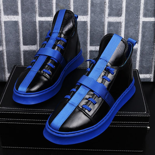 autumn new trend men sneakers punk Hip hop shoes shoes platform height Increasing shoes chaussure homme - LiveTrendsX