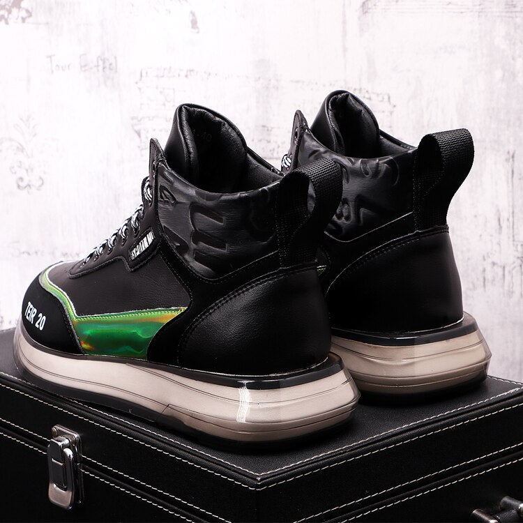 New Mixed Color Hip-Hop High Tops Men Skateboard Shoes Designer Sneakers Flat Casual Shoes Zapatillas Hombre - LiveTrendsX