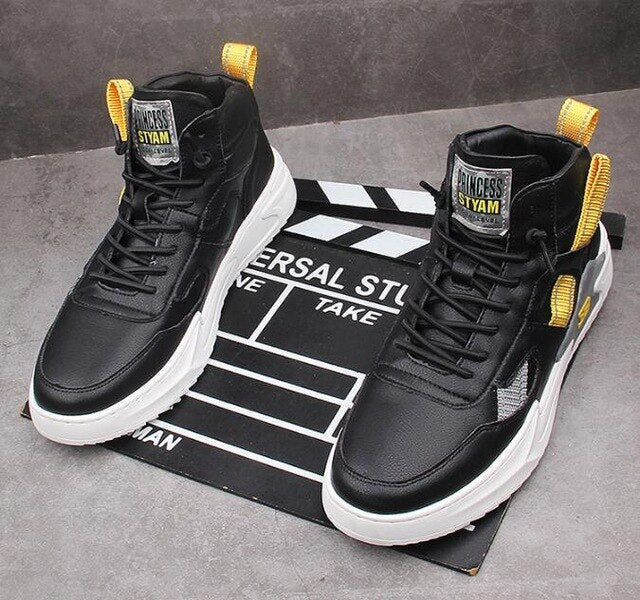 high tops men's platform shoes sneakers casual shoes Hip-hop Web celebrity shoes ankle boots zapatillas hombre - LiveTrendsX