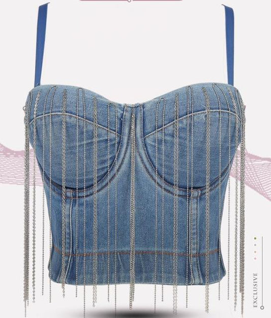 Night Club Party Crop Top New