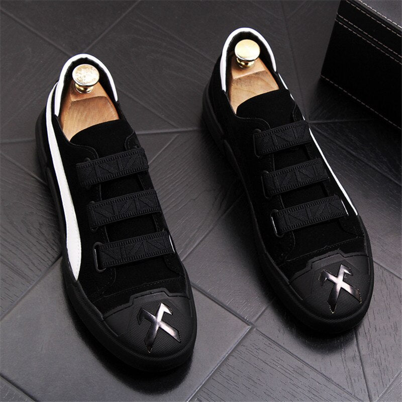 Autumn Fashion Slip On Men's Loafers British Lazy Male Casual Flat Shoes Moccasins - LiveTrendsX