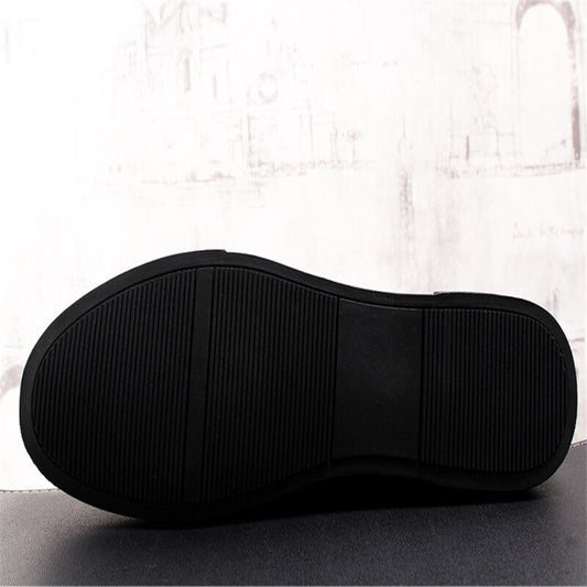 Autumn Fashion Slip On Men's Loafers British Lazy Male Casual Flat Shoes Moccasins - LiveTrendsX