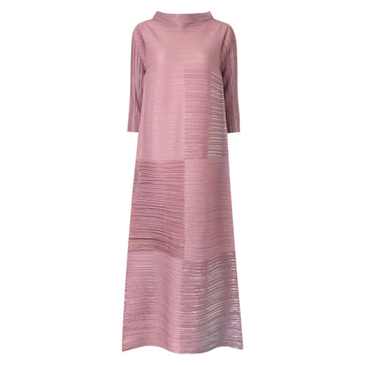 printed plus size vintage long dress