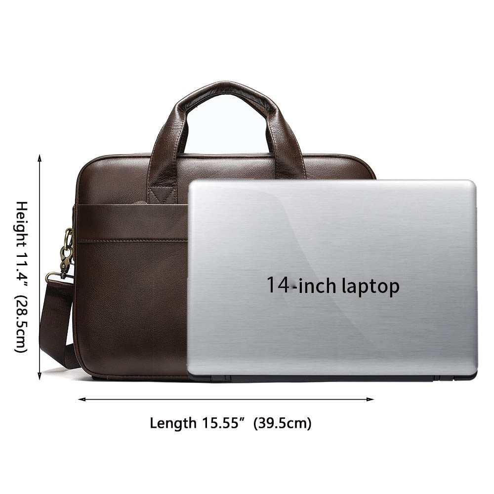 Men Briefcase for Laptop 14 Messenger