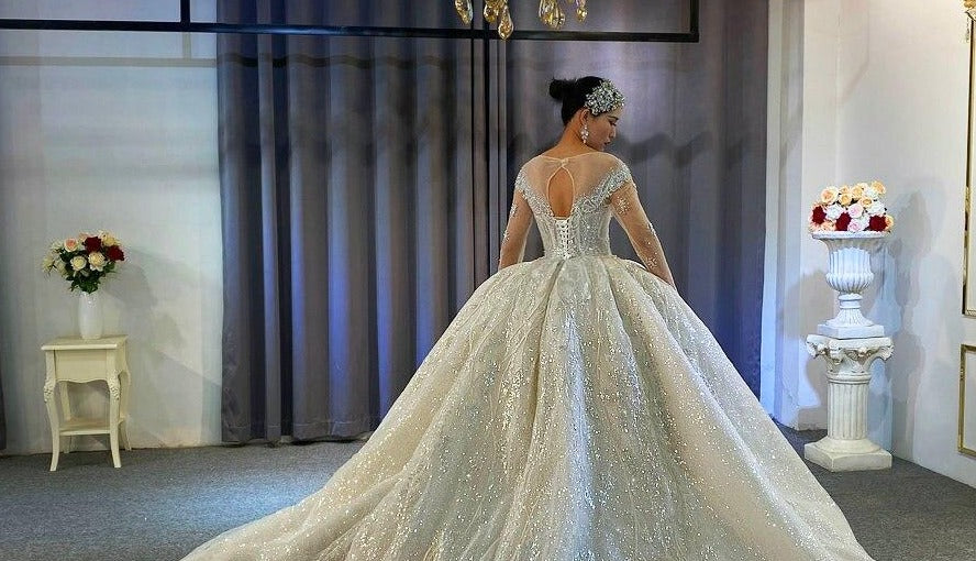 New design wedding dress real work 100% same high quality bride dress - LiveTrendsX