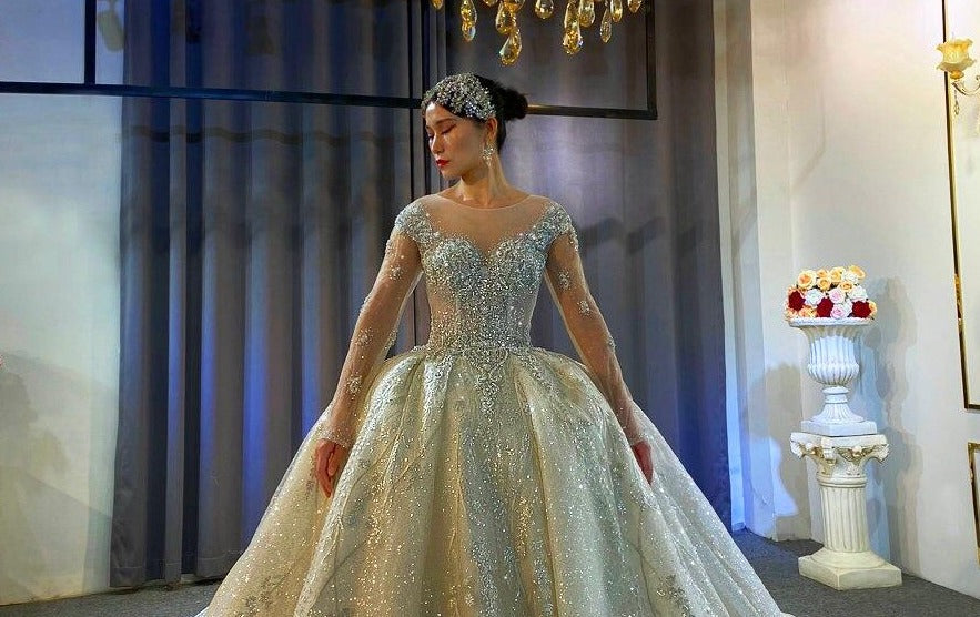 New design wedding dress real work 100% same high quality bride dress - LiveTrendsX