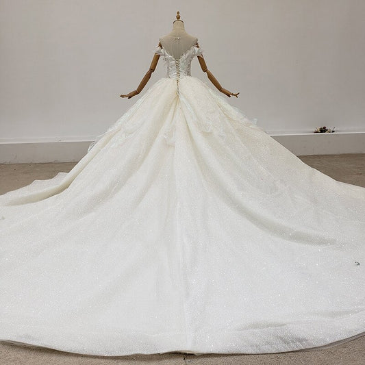 3Xl Gowns Stores Whites Lace Tulle Dreess Boutiques Gownes Free Shipping Plus Size Wedding Dress - LiveTrendsX