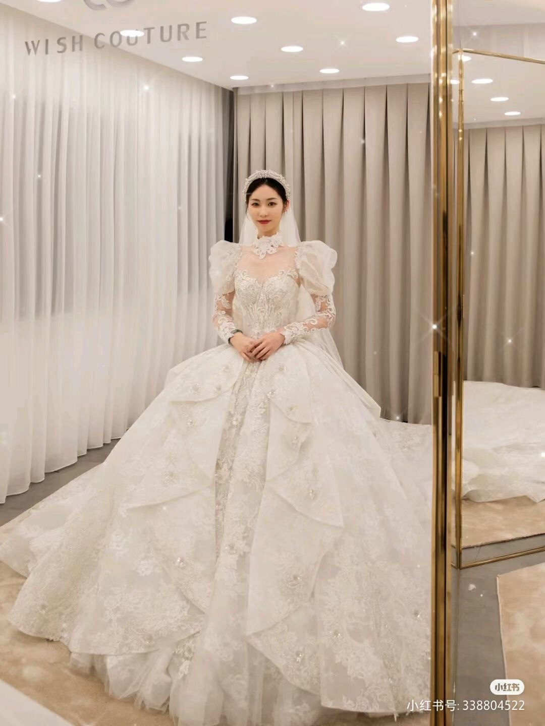 2021 Luxurious Big Ball Wedding Dresses Crystal Beads Wedding Dresses Vestido De Noiva Mariage Bridal Gown - LiveTrendsX
