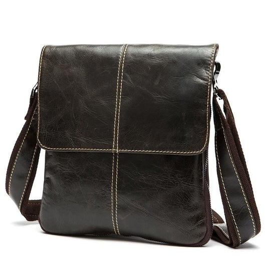 Men Messenger Bag Men Genuine Leather