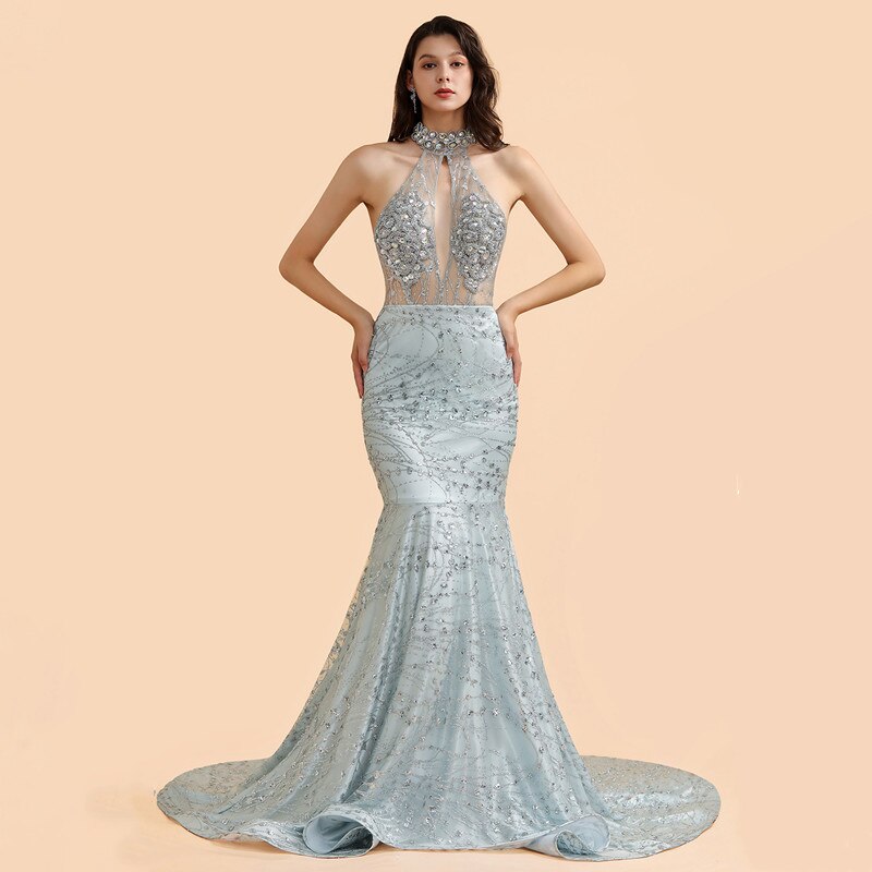 Luxury Beads Stones  Mermaid Prom Dresses 2021 - LiveTrendsX