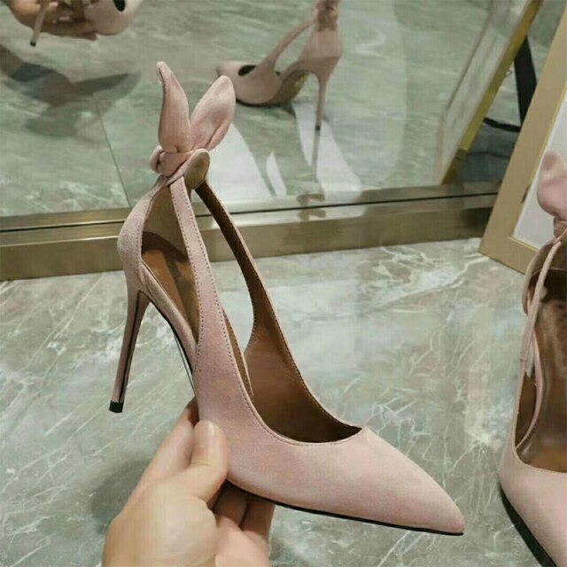 pointed toe sexy thin High heel hollow out pumps